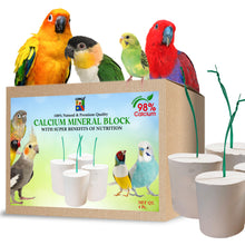 Congo® High Calcium Block for Birds | Bird Food and Supplement | Easy to Digestive for Finch, Budgies, Lovebirds, Cockatiels, Conure and Other Birds. (Pack of 4-200 gm)