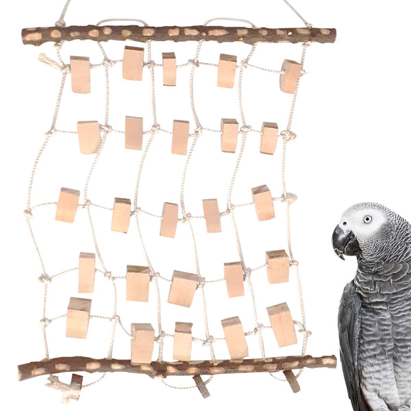 Congo® 35X18 inch Climbing Net Bird Toy | Playing & Chewing for Conure, Amazon, African Grey and Macaw Piece of 1
