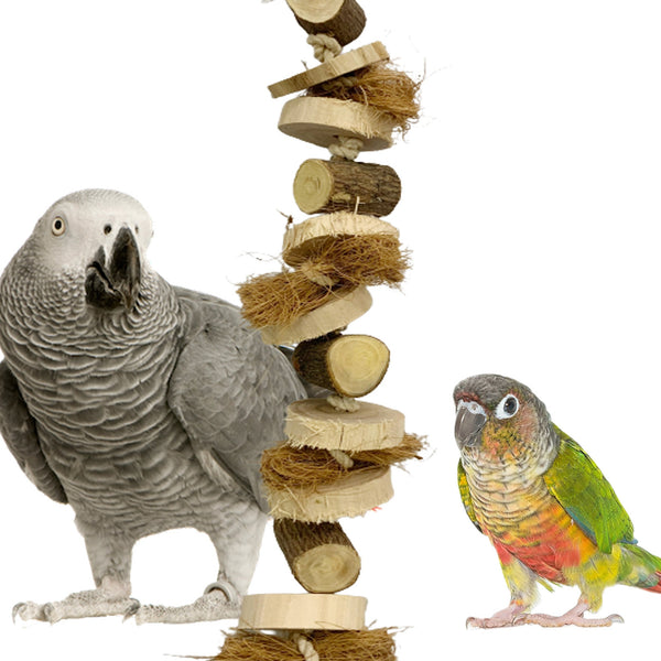 Congo® 24" Long Chew-Safe Hanging Bird Toy | for Chewing & Playing | for Cockatiels, Conure, Senegal, Amazon, African Grey and Other Birds Piece of 1