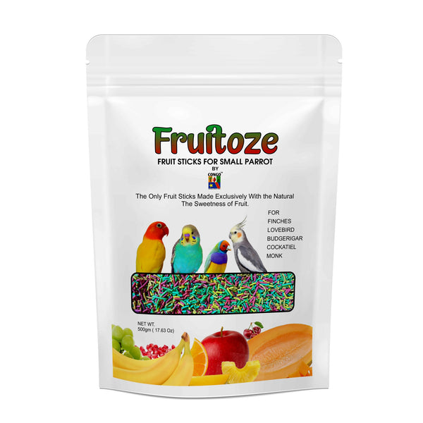 Congo® Natural Parrot Treat Premium Fruitoze Fruit Sticks For Finch, Lovebird, Budgerigar, Cockatiel, Conure, Monk And Other Small Size Birds (1Kg), 1 Count