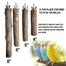 Congo® Mini 4pc Perch Set Natural Safe Chew for Budgies, Cockatiels, Lovebirds, Finches, Conure and Other Birds (Set of 4)