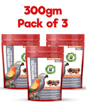 Congo® 300gm Dehydrated Oil Palm Nut for Parakeet, Cockatiels, Conure, Amazon, Senegal, African Grey, Macaw, Cockatoo, Eclectus and Other Birds, 300gm (Pack of 3)