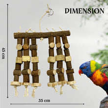 Congo® 45X35 cm Big Chew Toys Provide Essential of Wild for Conure, Senegal, Eclectus, Amazon, African Grey, Macaw, Cockatoos and Other Birds (Piece of 1)